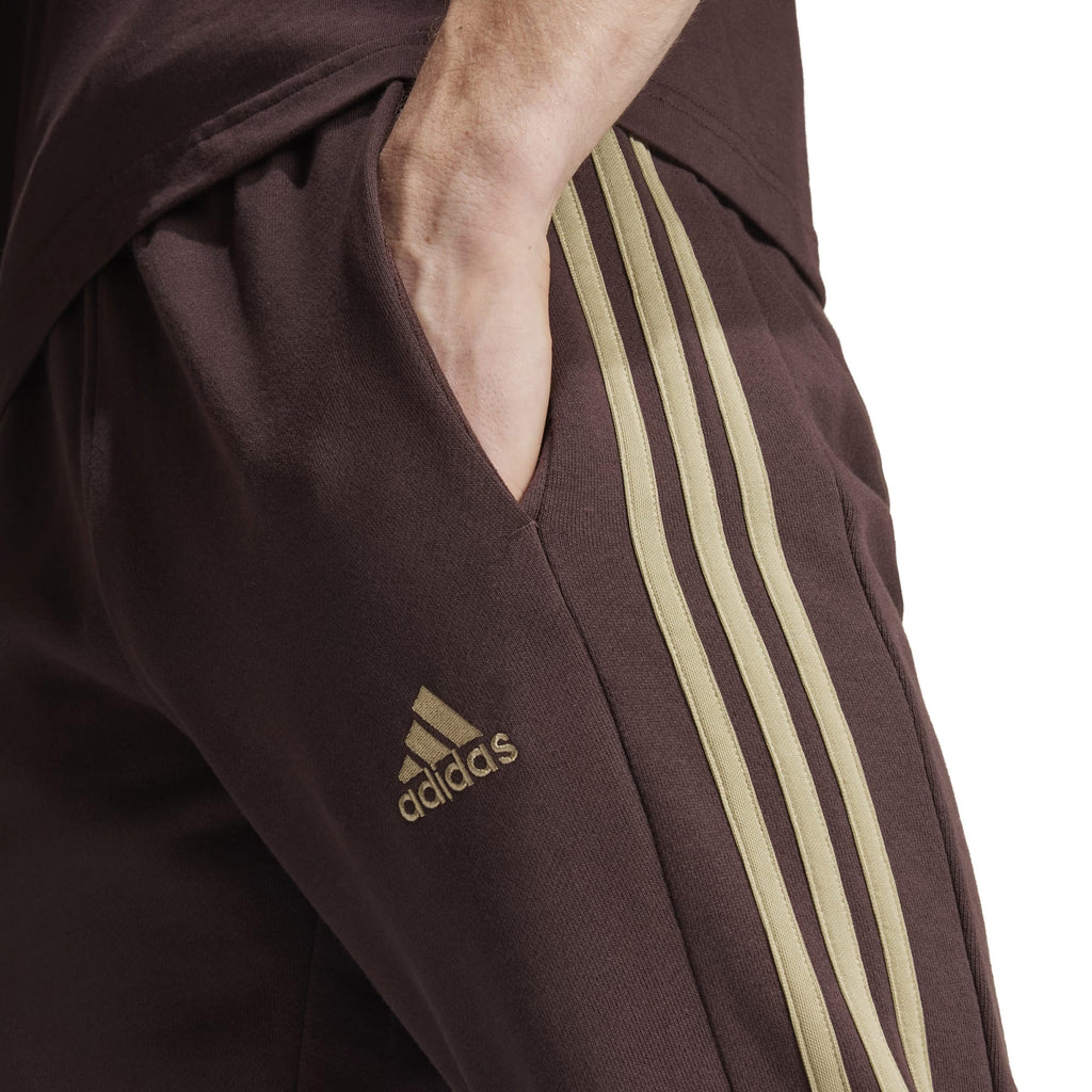 Essentials French Terry Tapered Cuff 3-Stripes broek