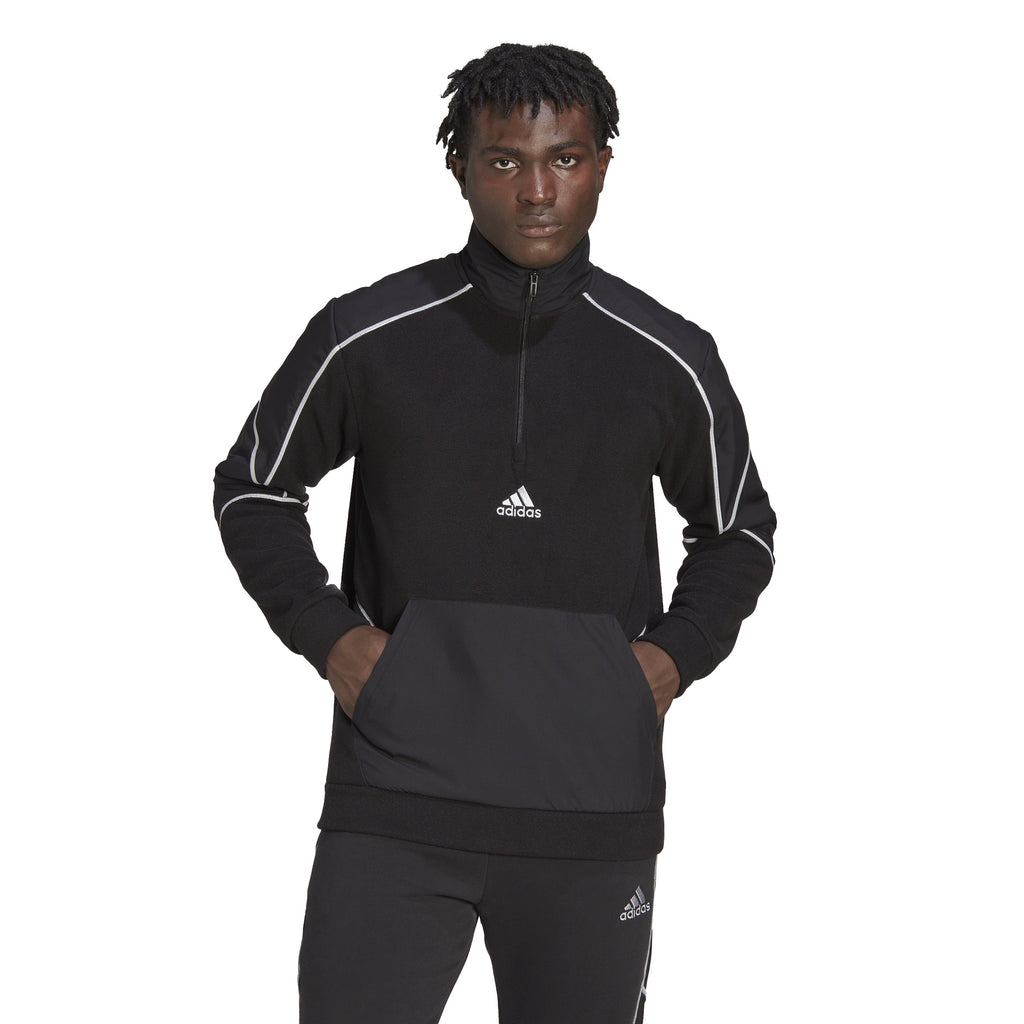 Essentials Reflect-in-the-Dark Polar Fleece sweater