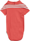 3-Stripes baby romper met slab