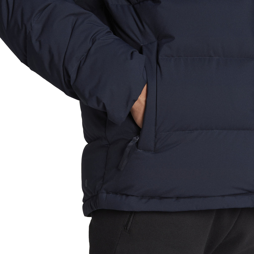 Helionic donsjack met capuchon