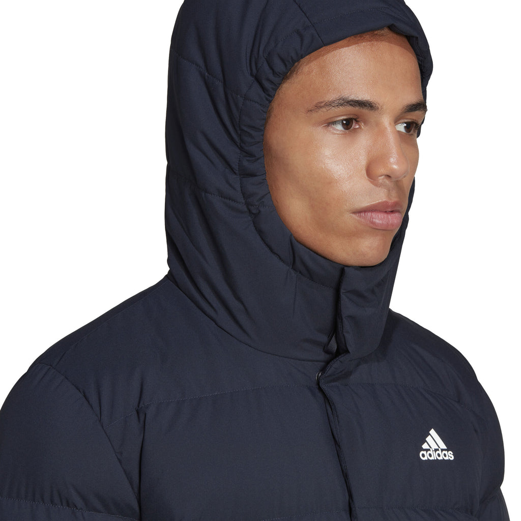 Helionic donsjack met capuchon