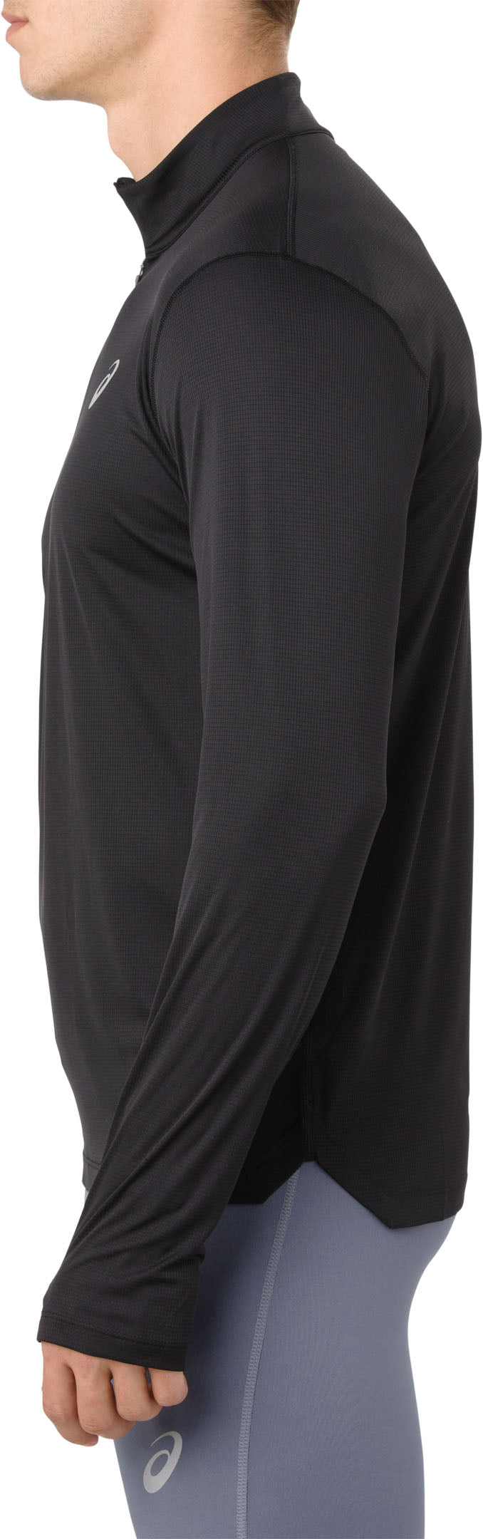 Silver 1/2 Zip longsleeve
