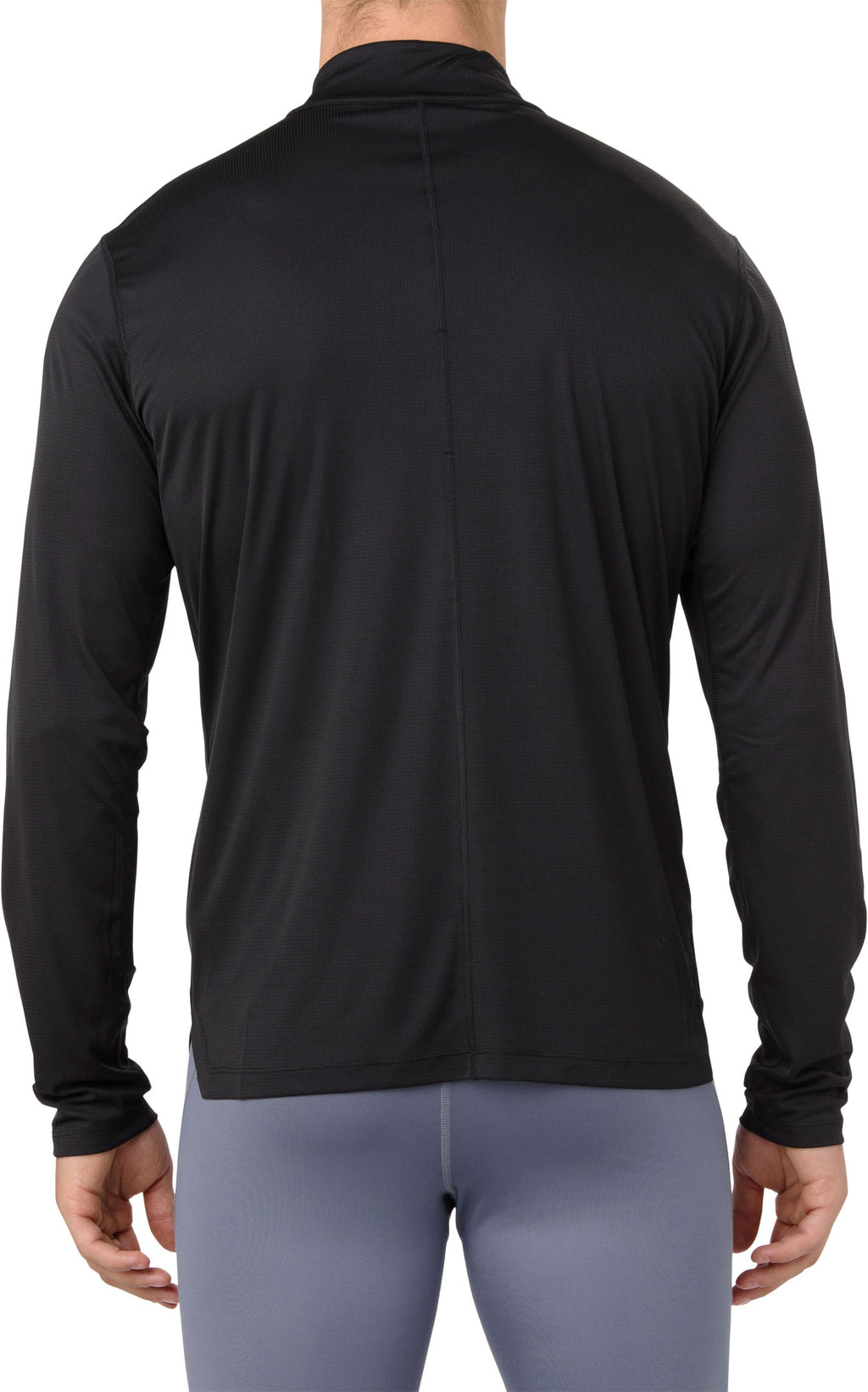 Silver 1/2 Zip longsleeve