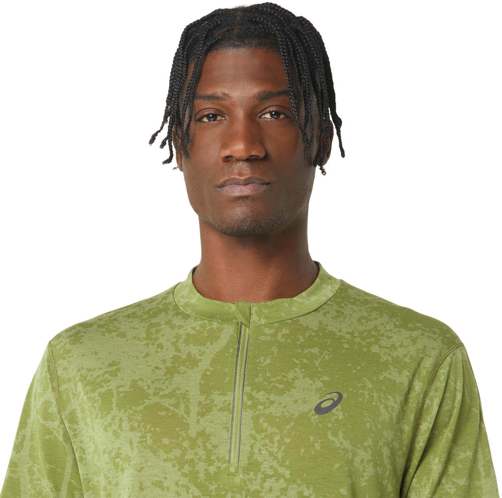 Metarun Pattern 1/2 Zip t-shirt