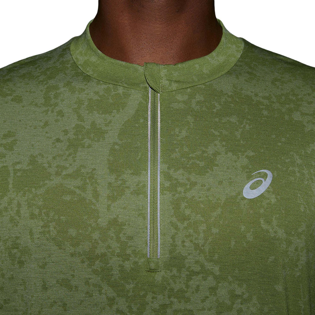 Metarun Pattern 1/2 Zip t-shirt