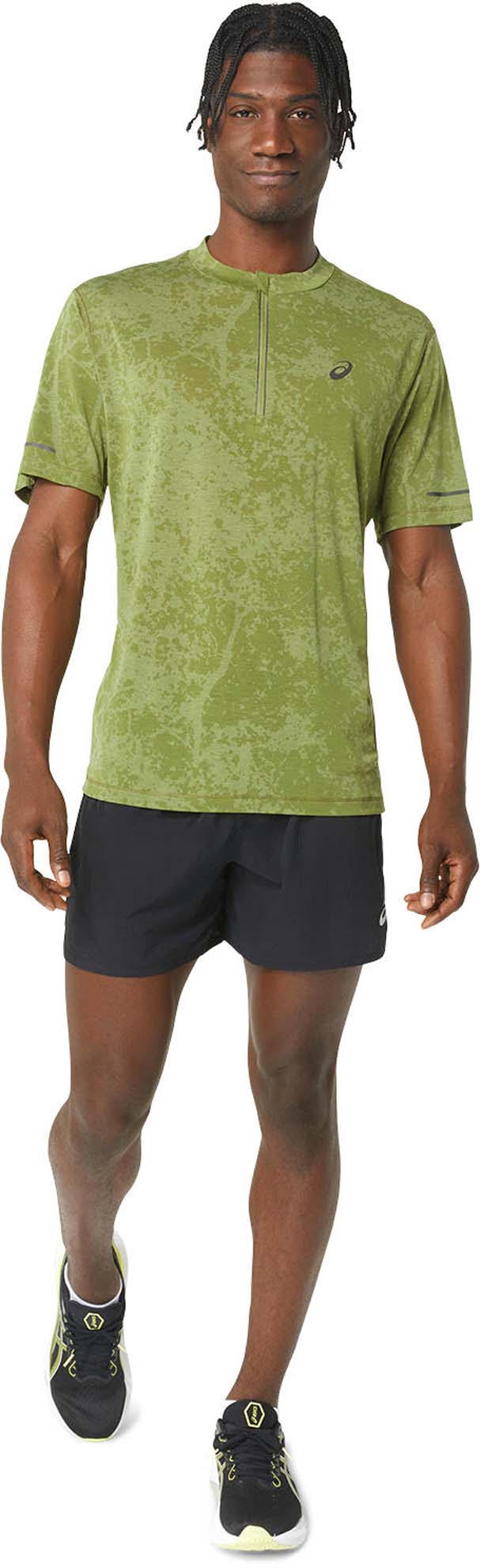 Metarun Pattern 1/2 Zip t-shirt