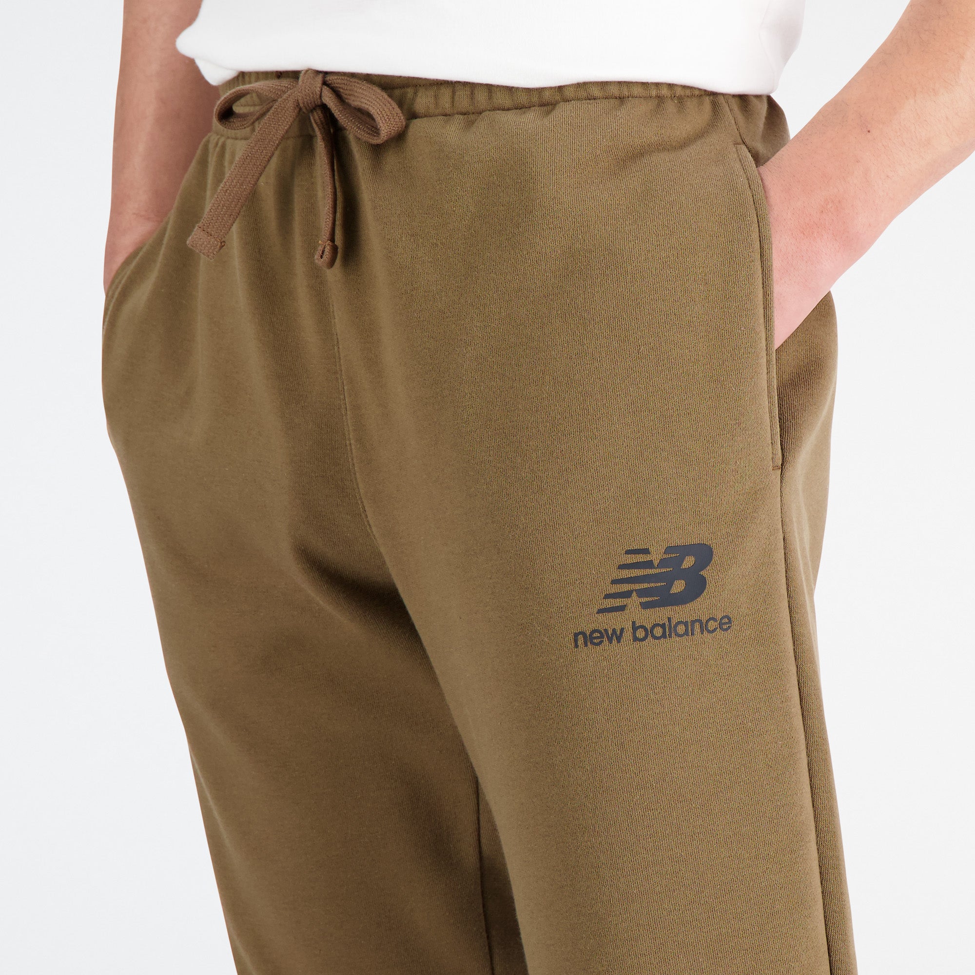 Essentials Stacked Logo French broek