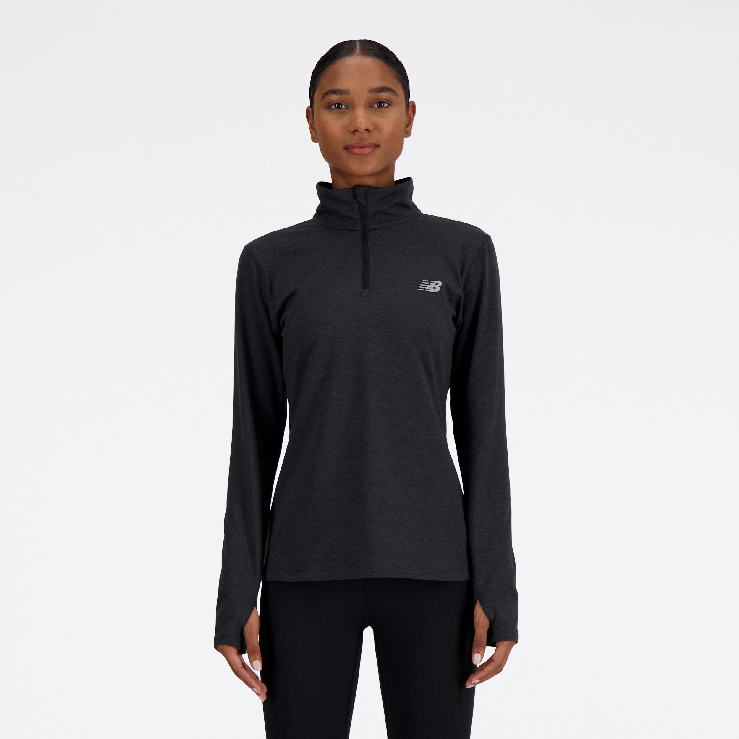 Sport Essentials Space Dye Quarter Zip longsleeve