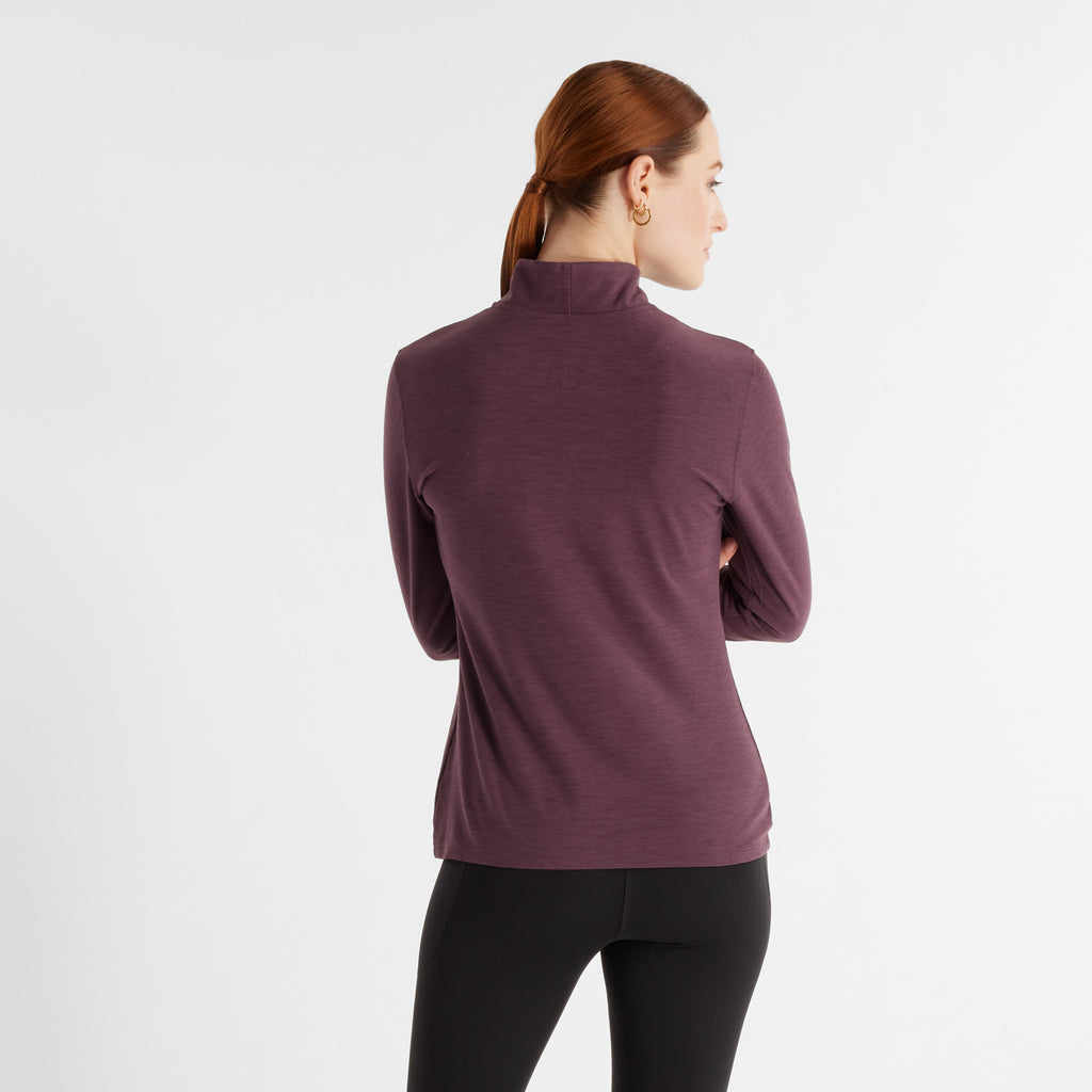 Sport Essentials Space Dye Quarter Zip longsleeve