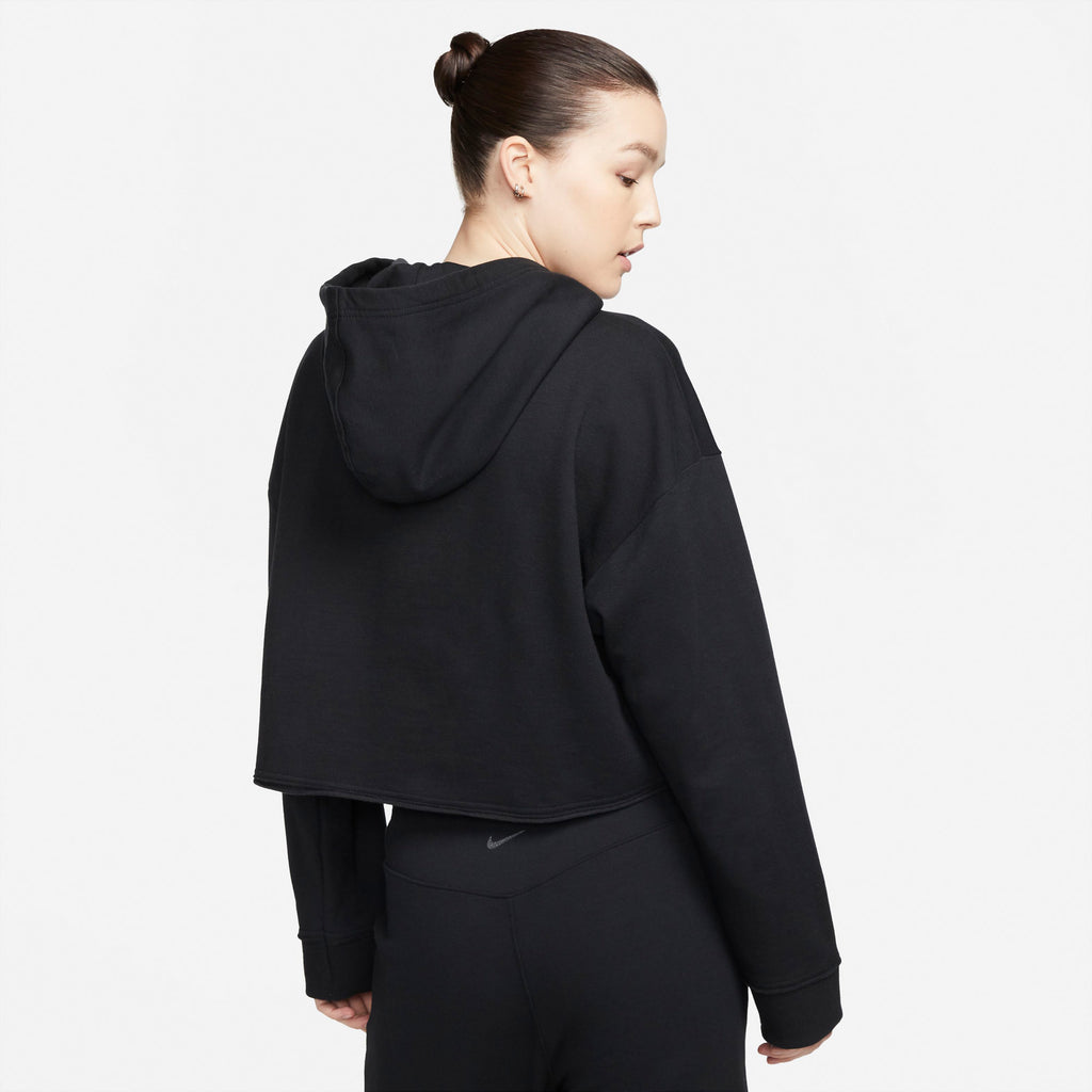 Yoga Luxe Cropped Fleece Hoodie