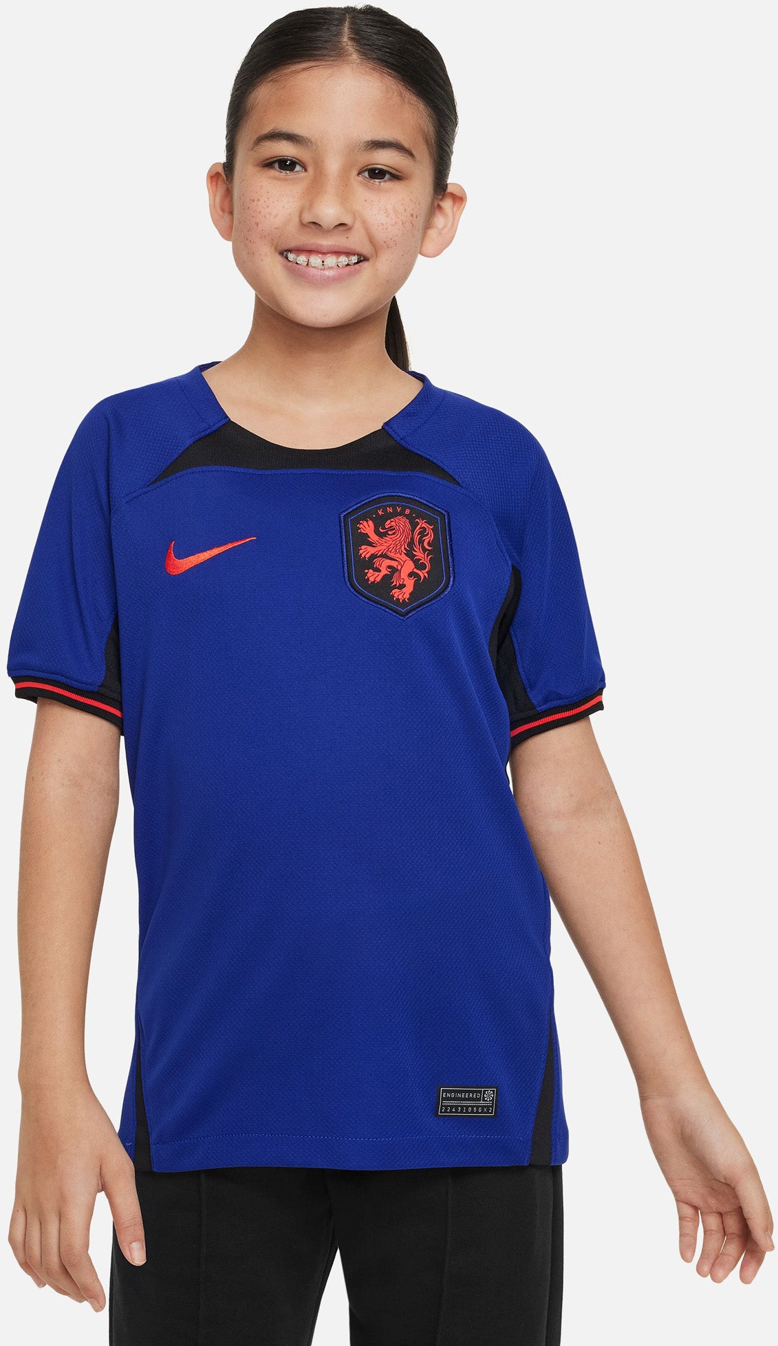 Nederland Dri-FIT Stadium kids uitshirt 22/23