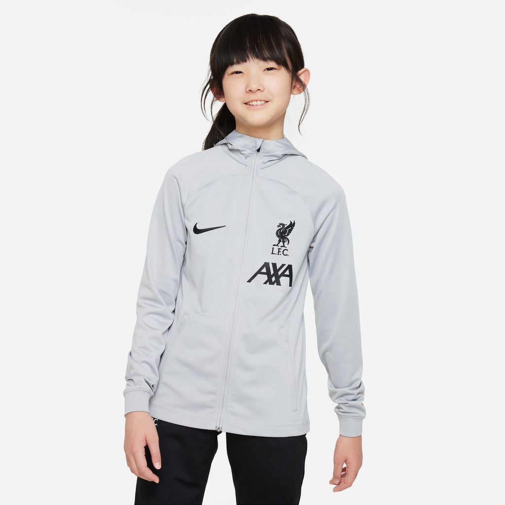 Liverpool FC Strike kids Nike Dri-FIT voetbaltrainingspak met capuchon