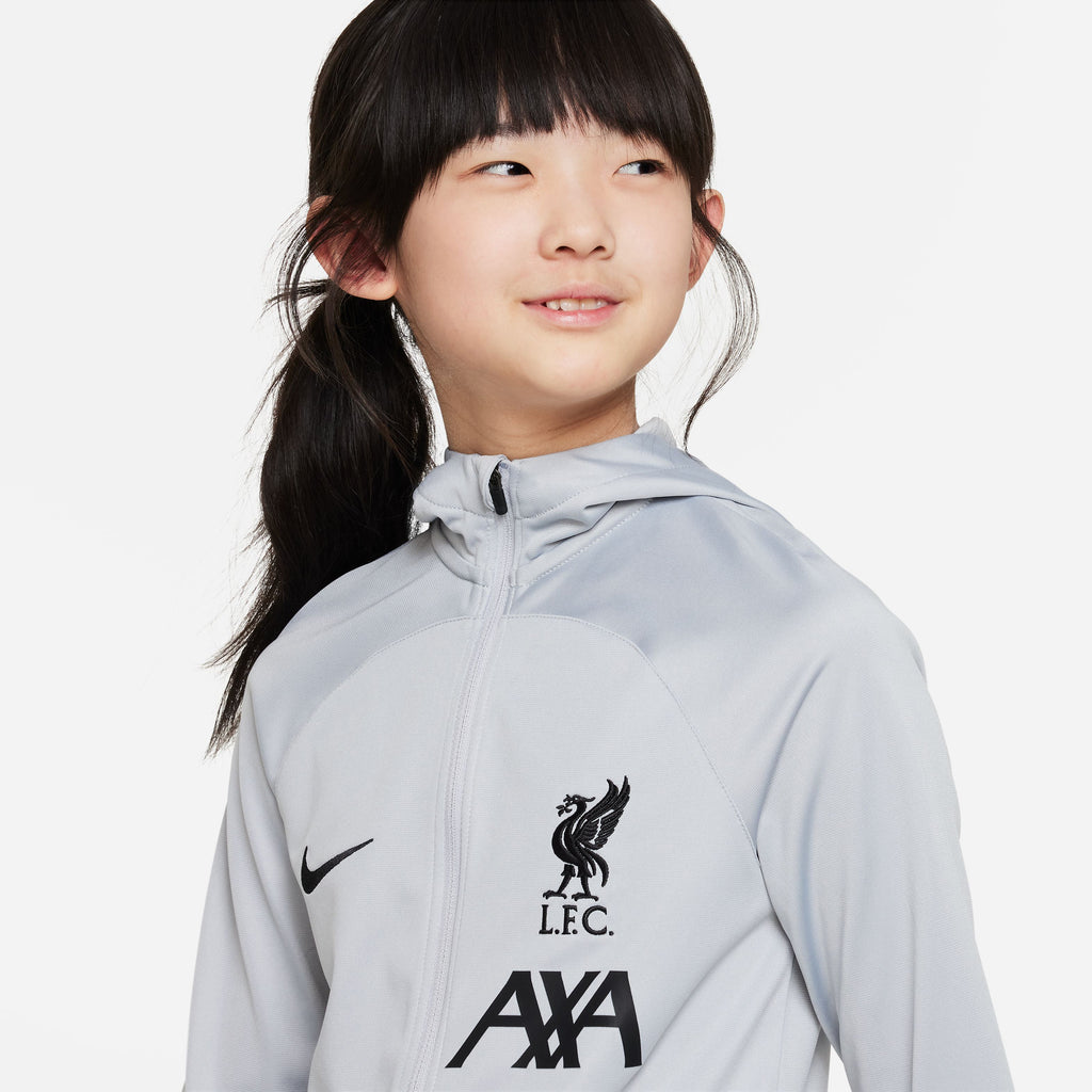 Liverpool FC Strike kids Nike Dri-FIT voetbaltrainingspak met capuchon