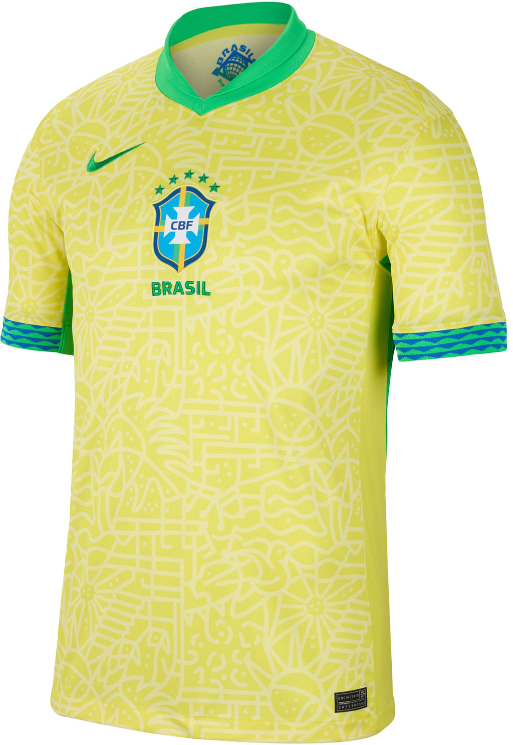 Brazilië 2024 Stadium thuisshirt