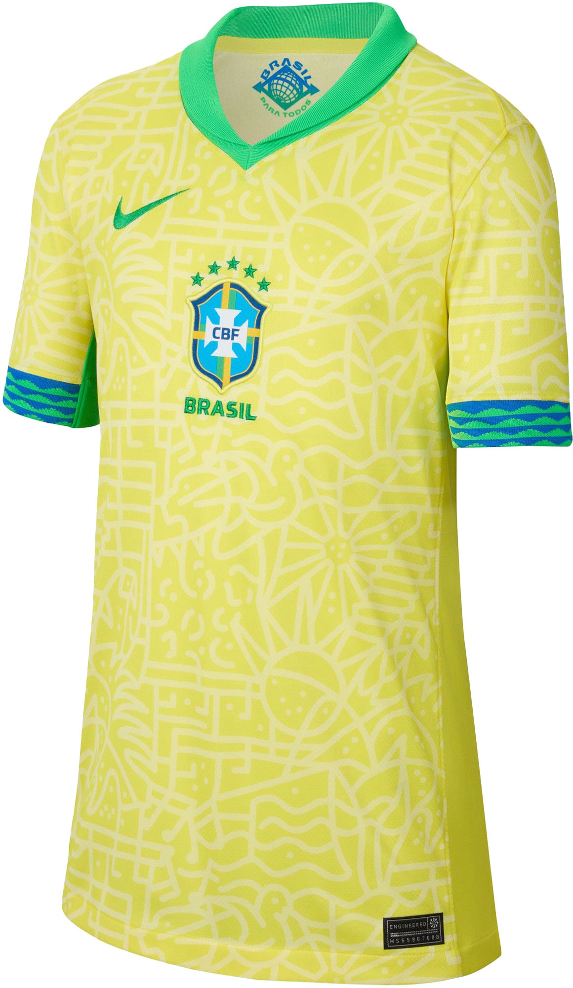 Brazilië 2024 Stadium thuisshirt