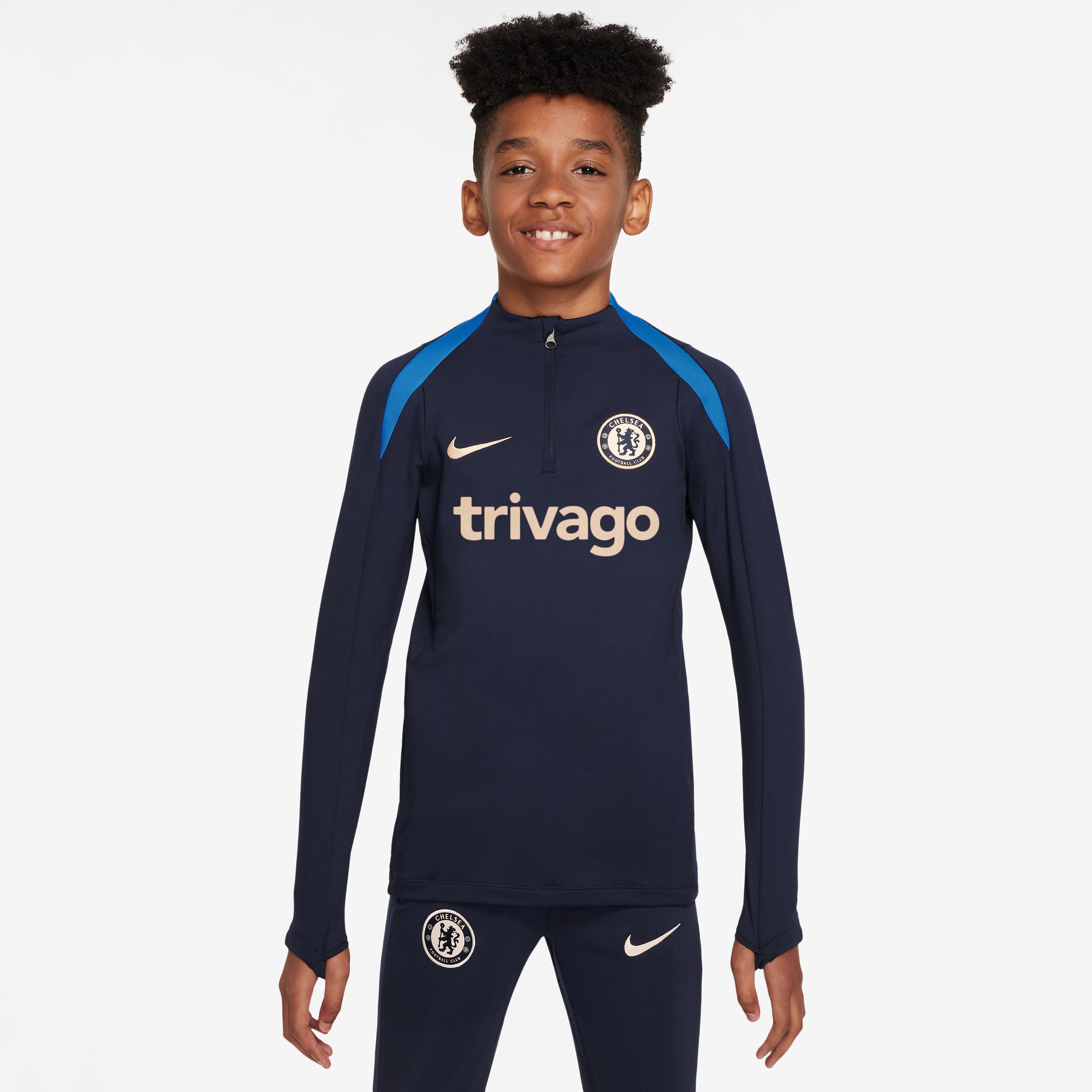Chelsea FC Strike Knit kids trainingstop 24/25