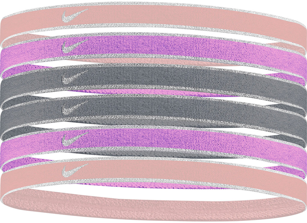 Swoosh Sport Metallic 6-pack hoofdbandjes