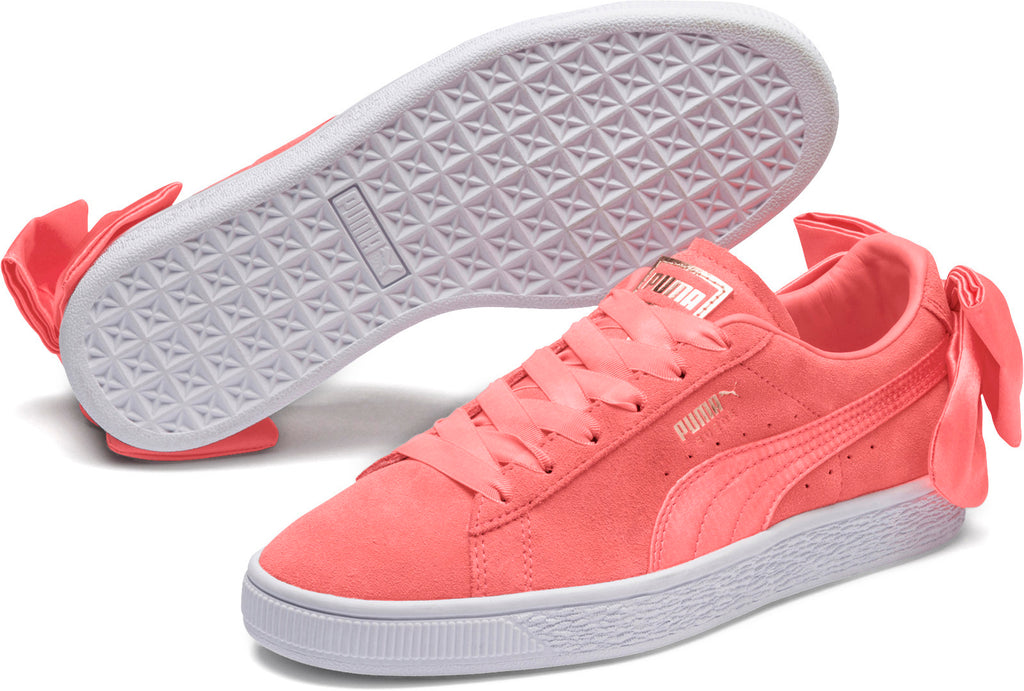 Suede Bow Sneakers