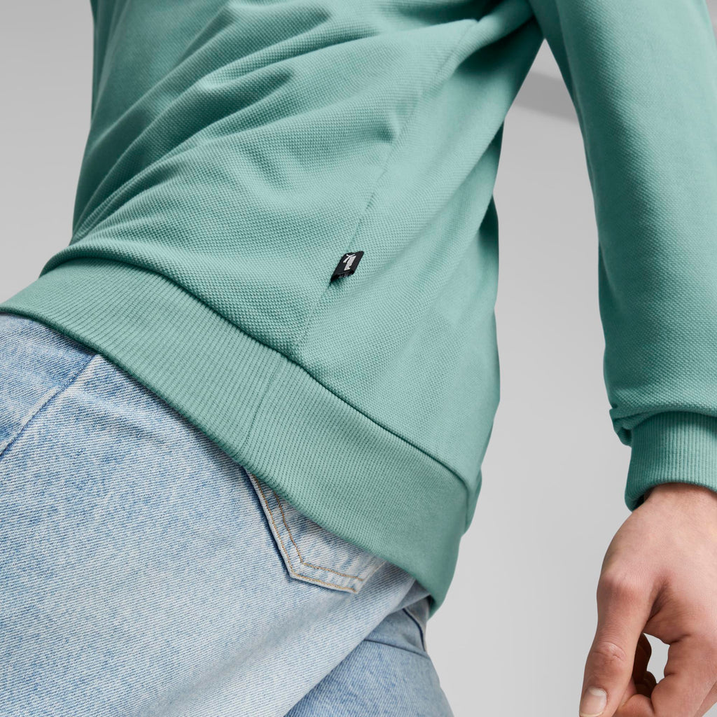 Ess Elevated Pique Crew sweater