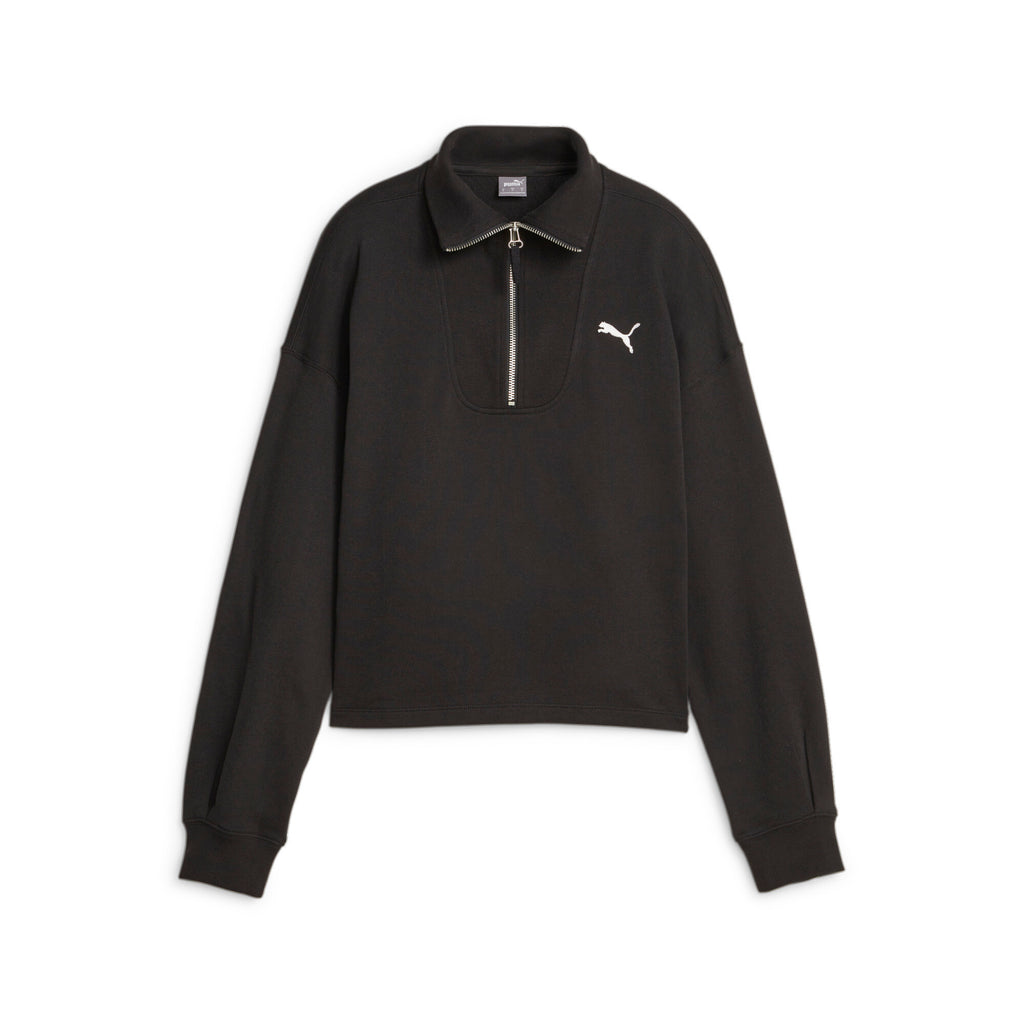 Her High-Neck Half Zip sweater