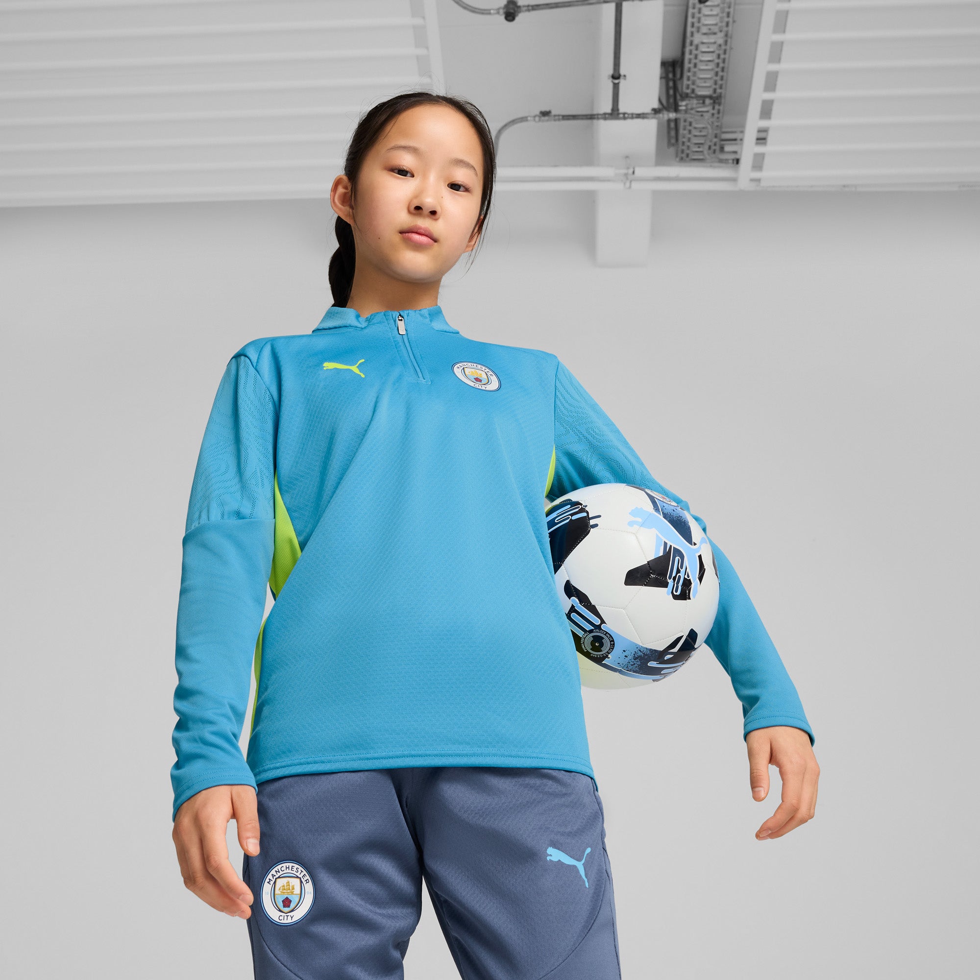 Manchester City FC 1/4 Zip kids trainingsbroek 24/25