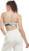 Lux Strappy Liquid Abyss Print sport bh