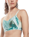 Lux Strappy Liquid Abyss Print sport bh