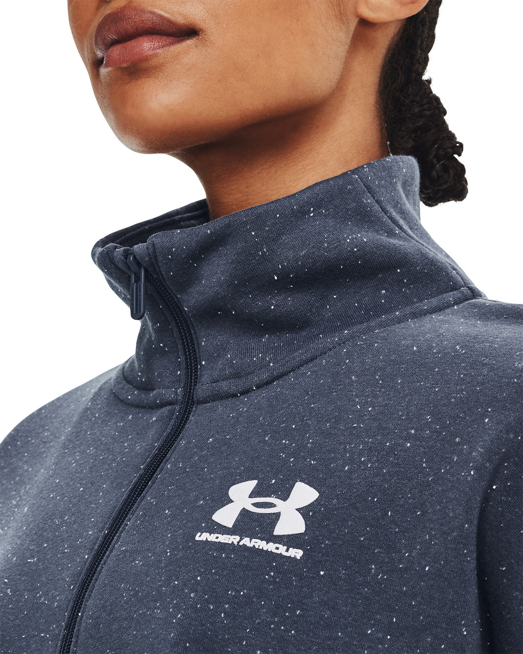 Rival fleece met halve rits
