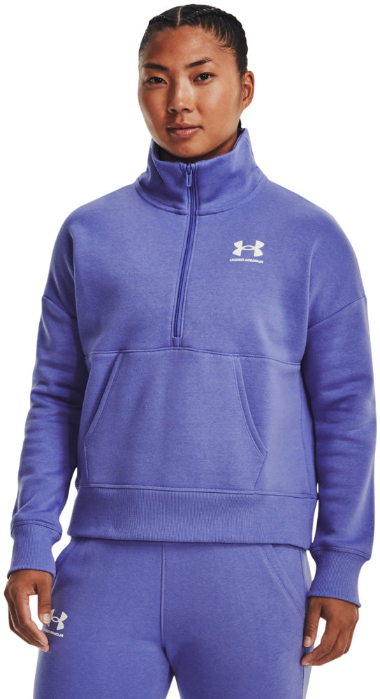 Rival fleece met halve rits