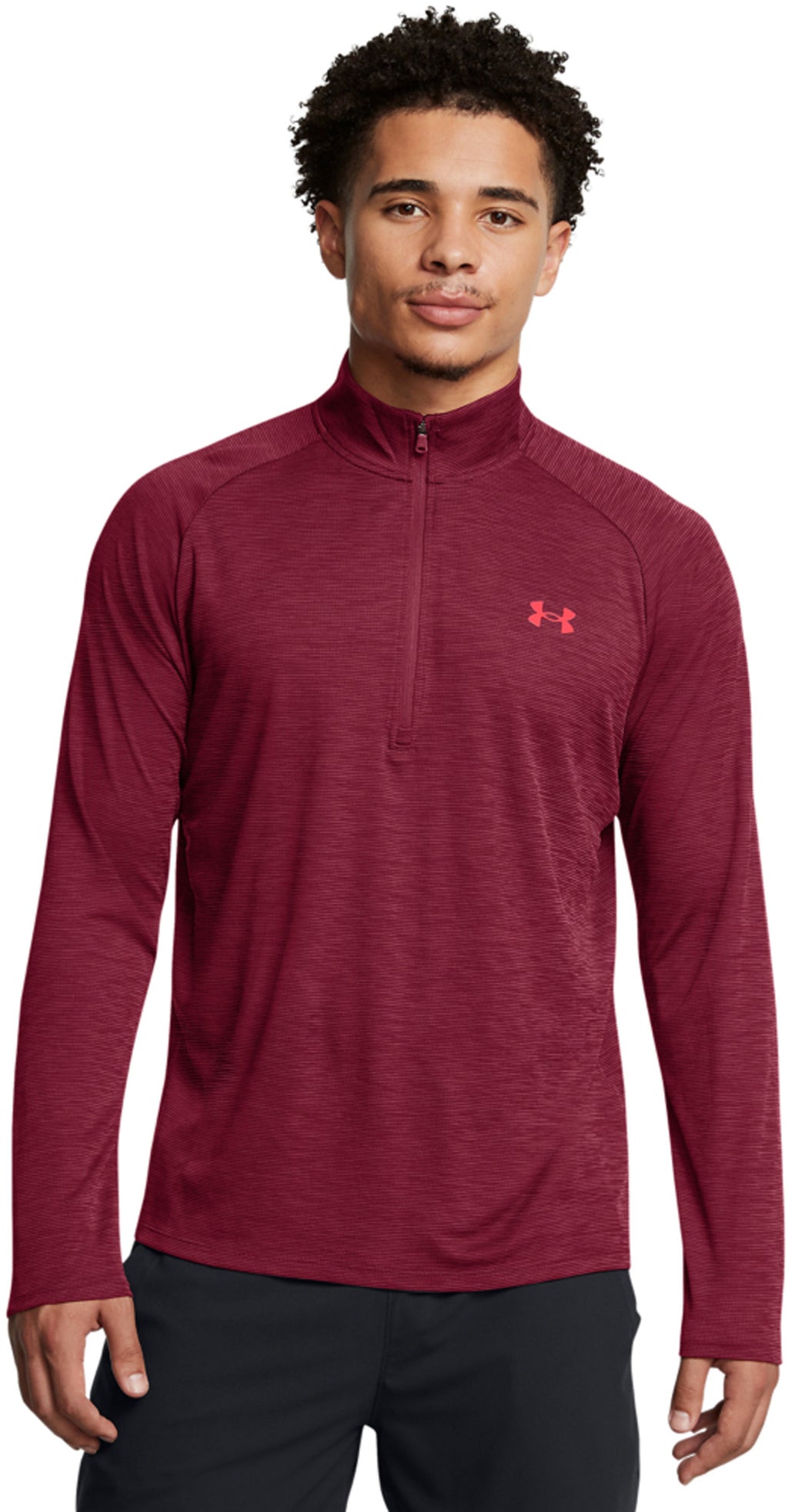 Tech Textured 1/2 Zip sweater