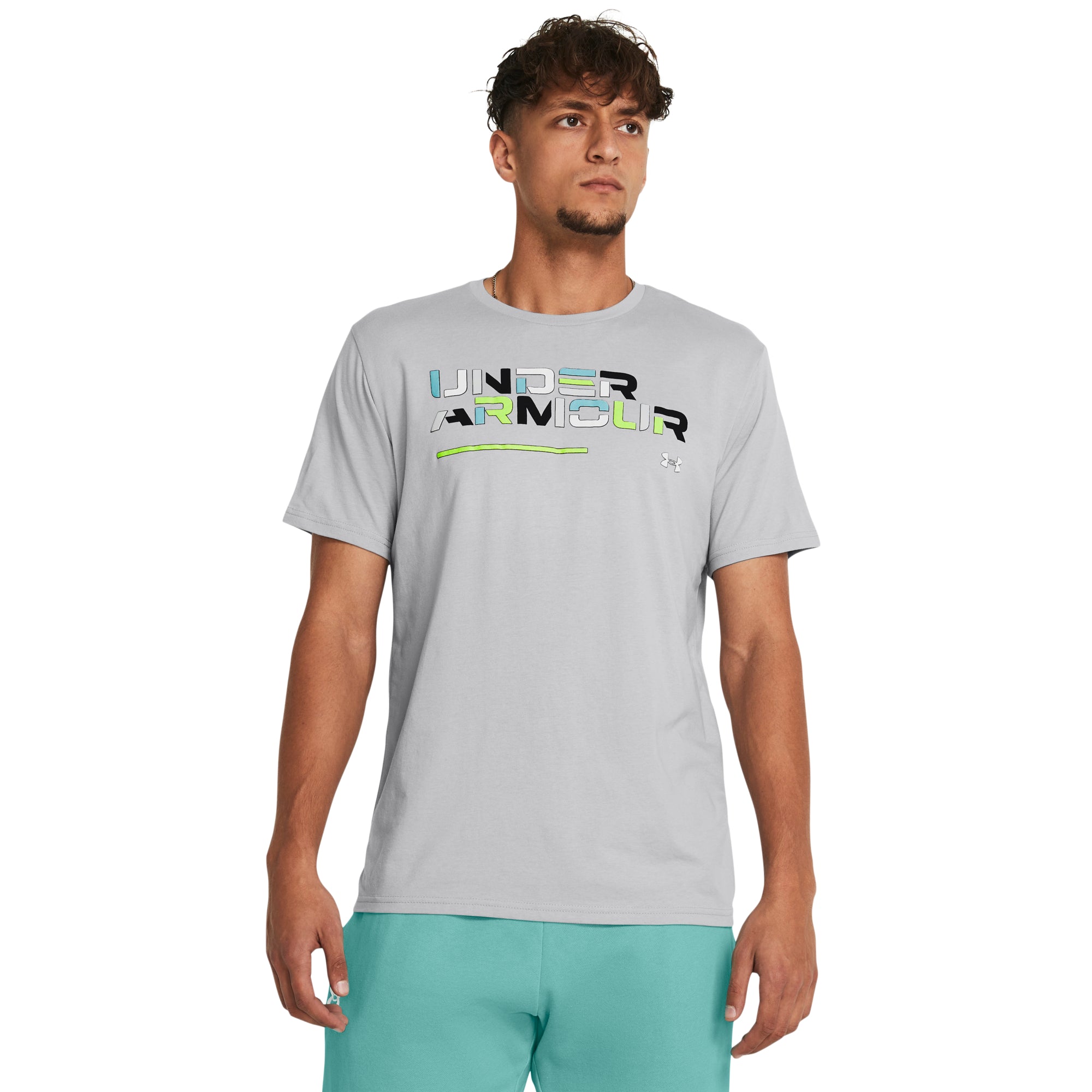 Colorblock Wordmark shortsleeve shirt