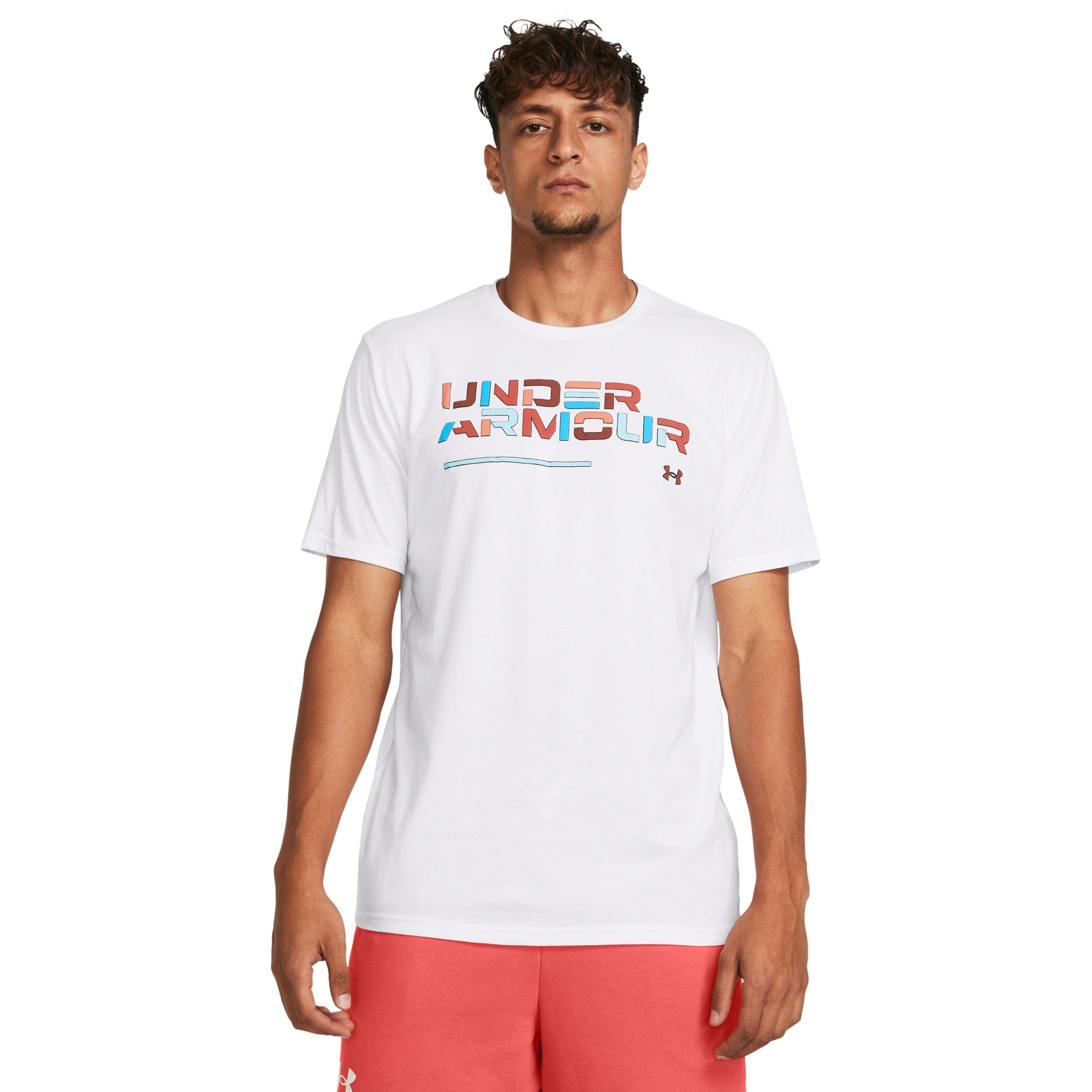 Colorblock Wordmark shortsleeve shirt
