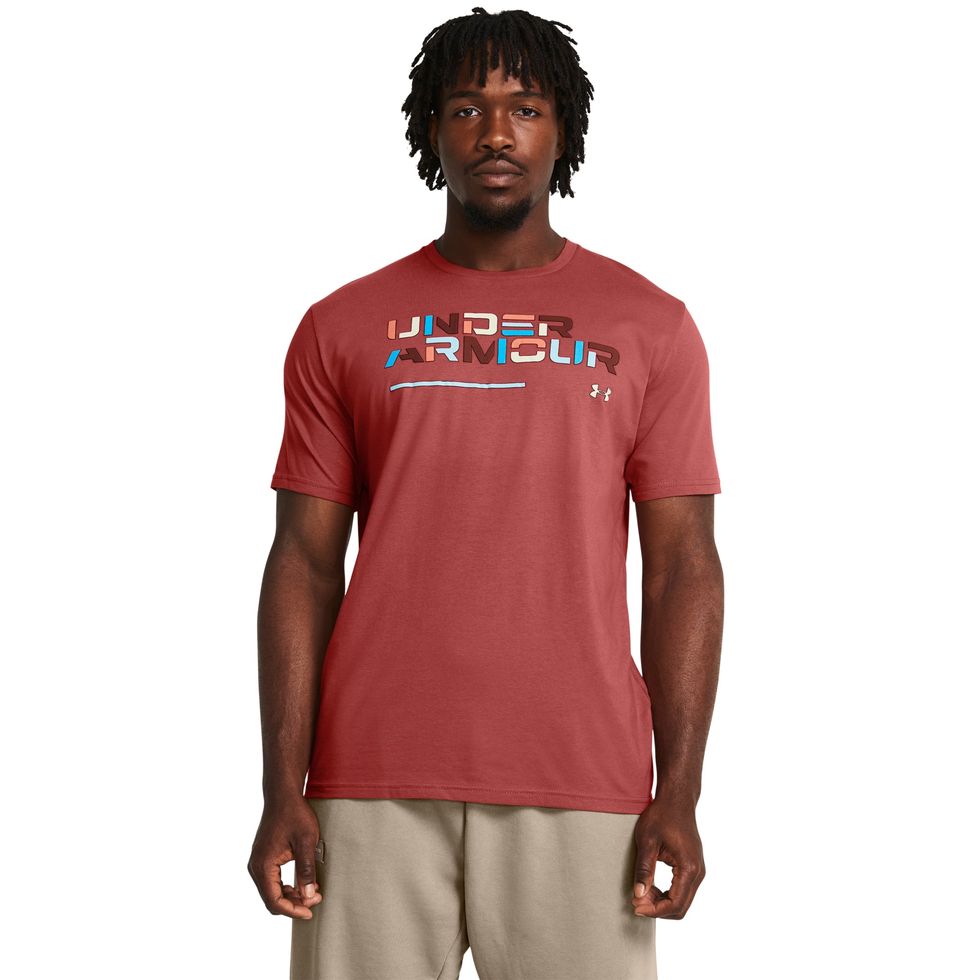 Colorblock Wordmark shortsleeve shirt