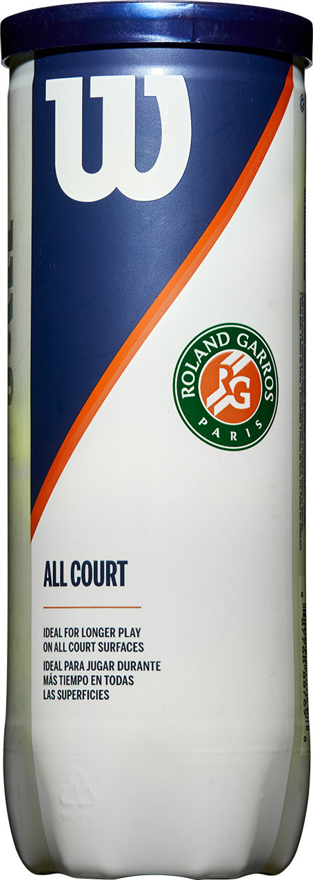 Roland Garros All Court 3-tin tennisballen