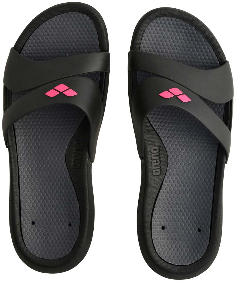 Arena Nina Black-darkgrey slippers
