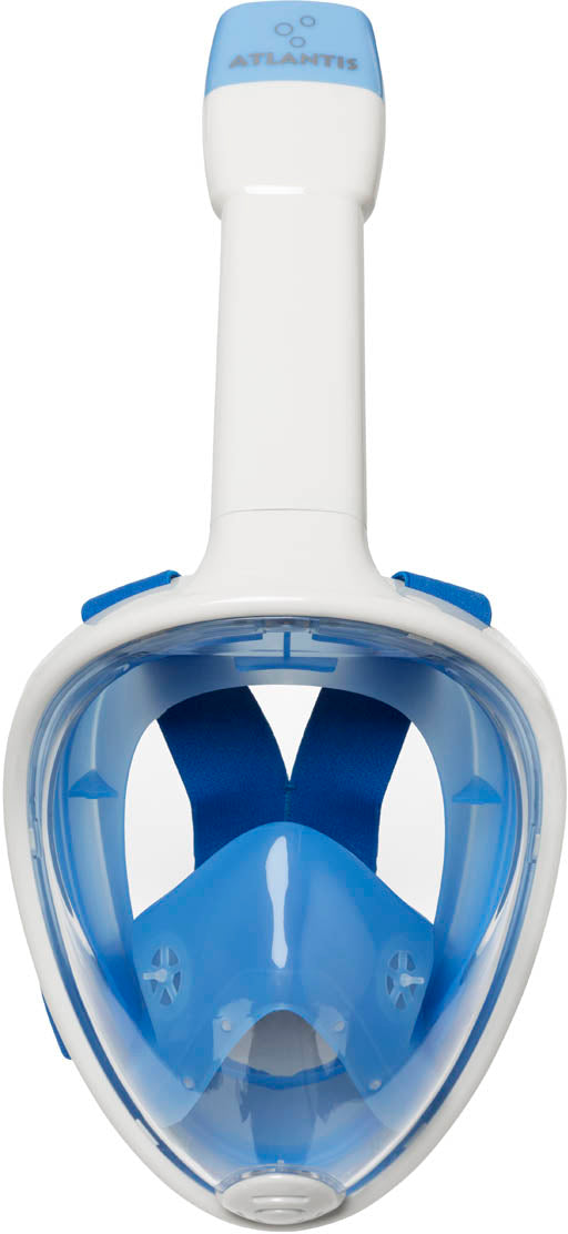 white/blue l/xl snorkelmasker