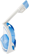 white/blue l/xl snorkelmasker