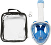 white/blue s/m snorkelmasker