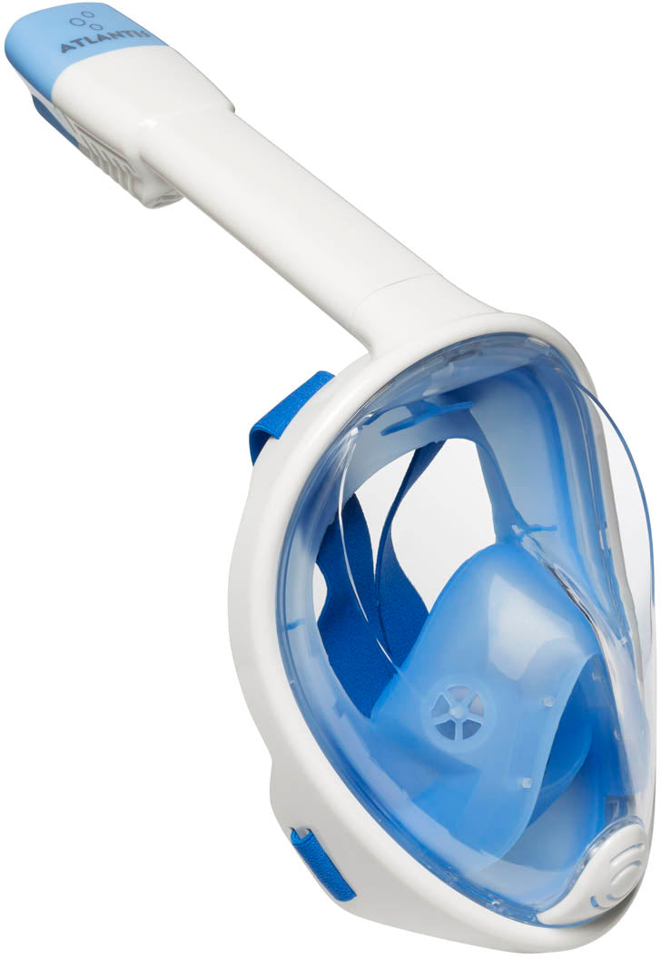 white/blue s/m snorkelmasker