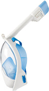 2.0 white/blue l/xl snorkelmasker