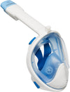 2.0 white/blue l/xl snorkelmasker