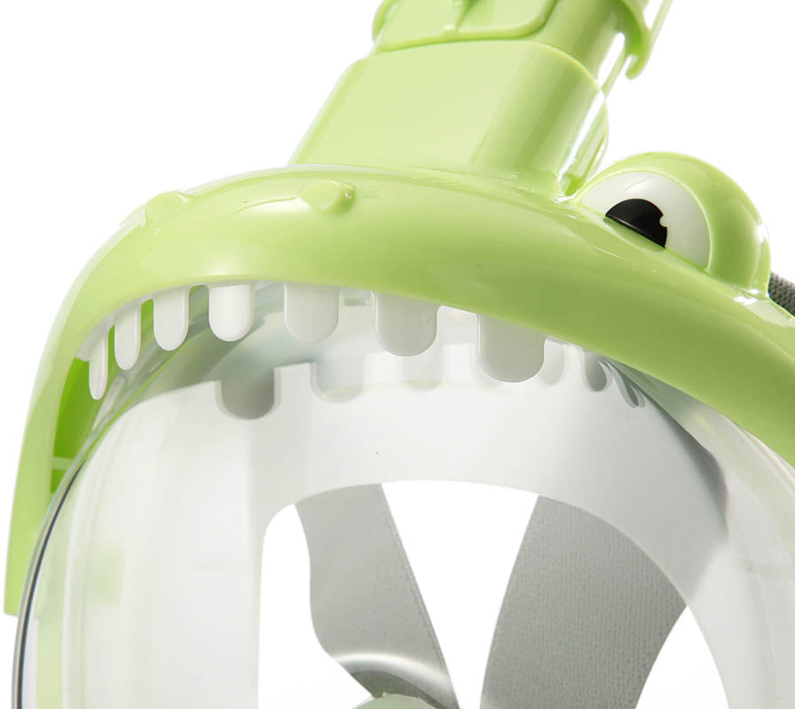 Crocodile green kids snorkelmasker