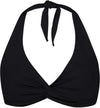 Solid Cross Halter bikinitop
