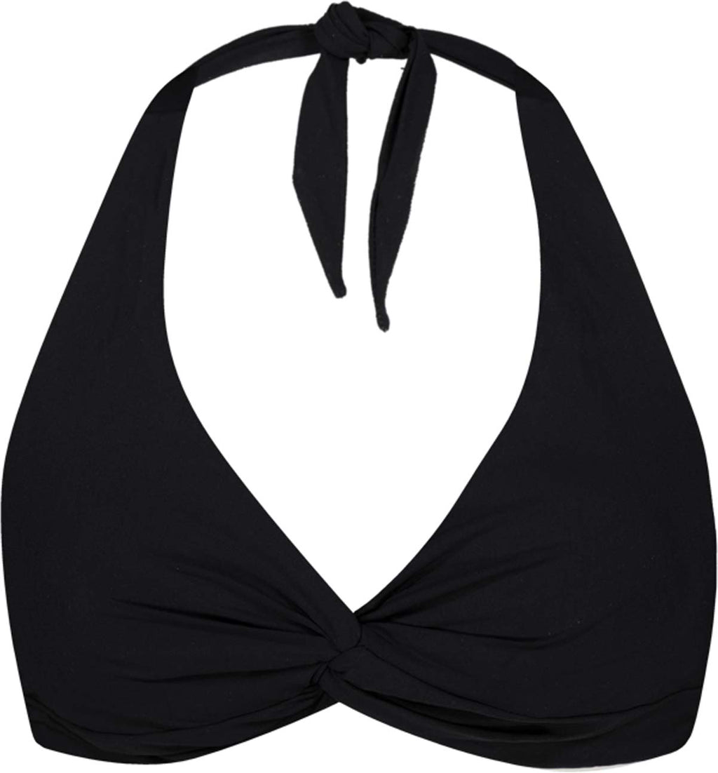 Solid Cross Halter bikinitop