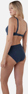 Solid High Waist bikinibroekje