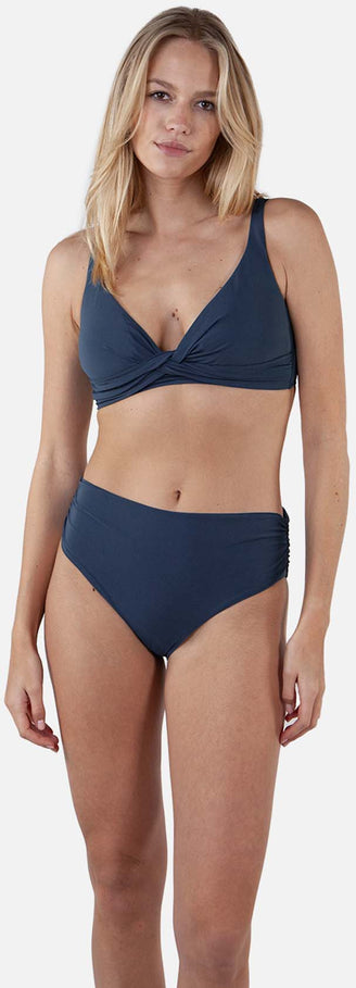 Solid High Waist bikinibroekje