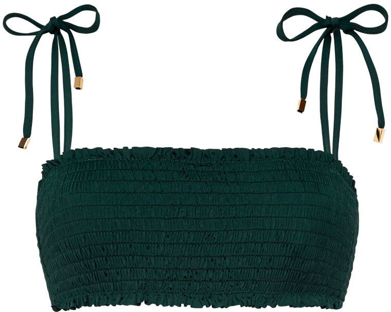 Cindy Shirring wired bikinitop