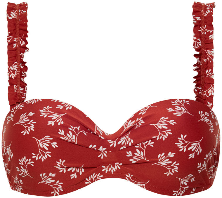 Remy Ruffle foam & wired bikinitop