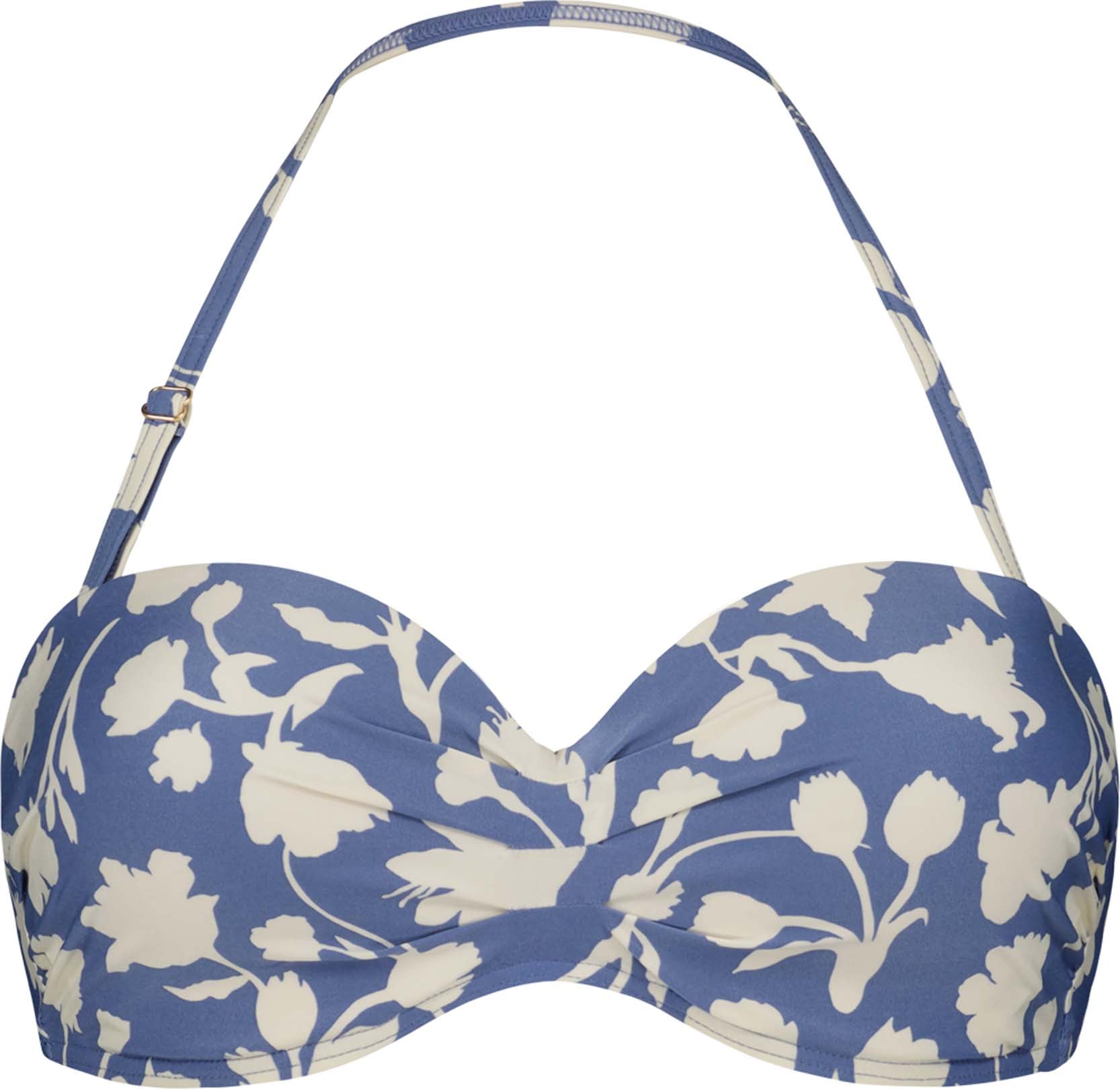 Black Embroidery Bandeau Bikinitop