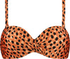 Leopard Spots Bandeau Bikinitop